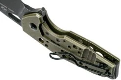 Fox Suru Alu Green FX-526ALG Couteau De Poche, Jesper Voxnaes Design -Couteaux Soldes FOFX 526ALG 05 fox knives