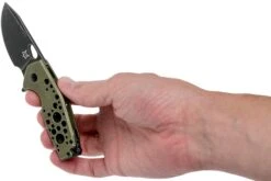Fox Suru Alu Green FX-526ALG Couteau De Poche, Jesper Voxnaes Design -Couteaux Soldes FOFX 526ALG 08 fox knives
