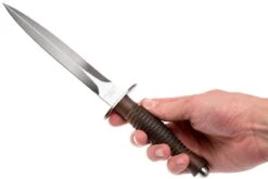 Fox Fairbairn Sykes FX-593 Wallnut Handle, Hill Knives Design -Couteaux Soldes FOFX 593 05 fox knives fairbairn fofx 593 05