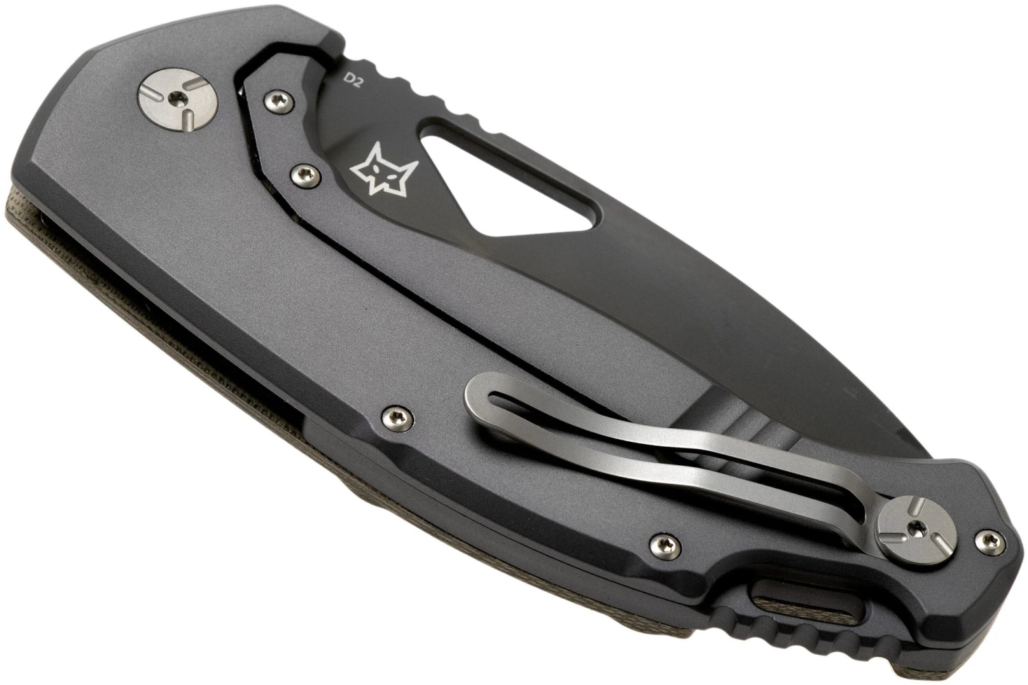 Fox El Capitan SK-02 PVD Summit Knife Co, Black PVD Couteau De Poche, Tommaso Rumici Design 6 Fox El Capitan SK-02 PVD Summit Knife Co, Black PVD Couteau De Poche, Tommaso Rumici Design - Image 4