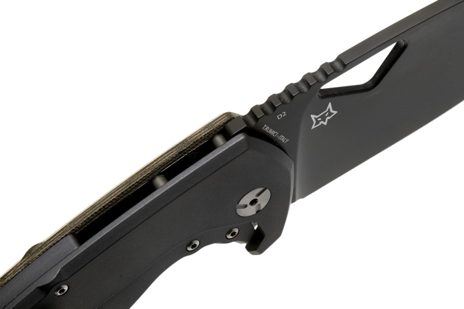 Fox El Capitan SK-02 PVD Summit Knife Co, Black PVD Couteau De Poche, Tommaso Rumici Design 8 Fox El Capitan SK-02 PVD Summit Knife Co, Black PVD Couteau De Poche, Tommaso Rumici Design - Image 6