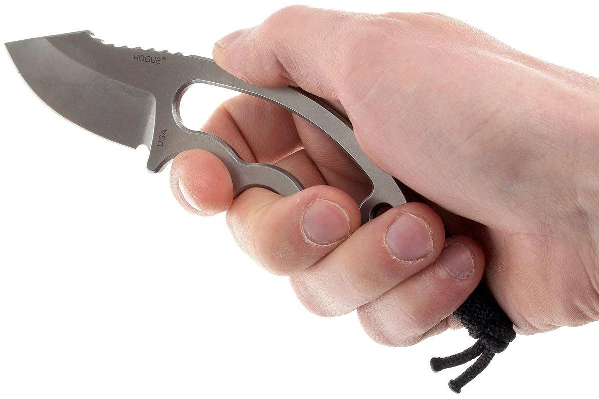 Hogue EX-F03 2.25" Clip Point Tumble Finish Neckknife 35370 11 Hogue EX-F03 2.25" Clip Point Tumble Finish Neckknife 35370 - Image 9