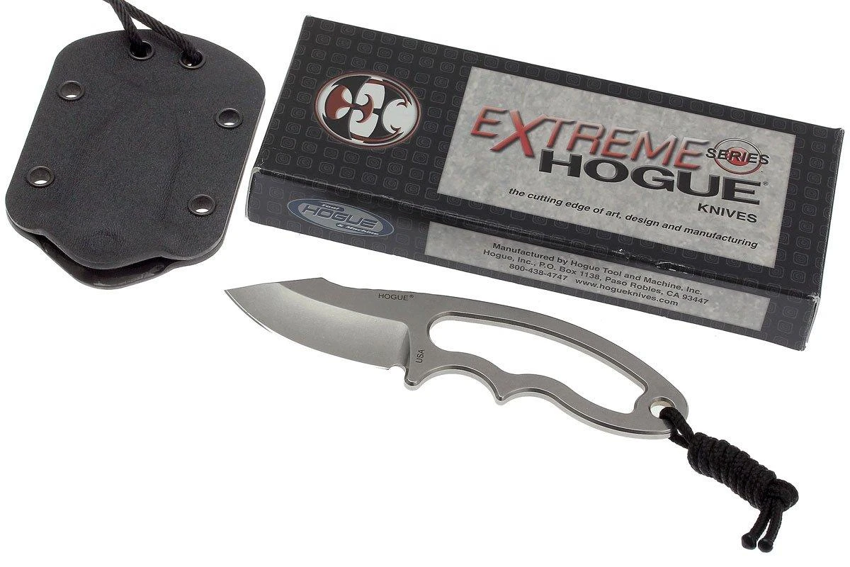 Hogue EX-F03 2.25" Clip Point Tumble Finish Neckknife 35370 16 Hogue EX-F03 2.25" Clip Point Tumble Finish Neckknife 35370 - Image 14