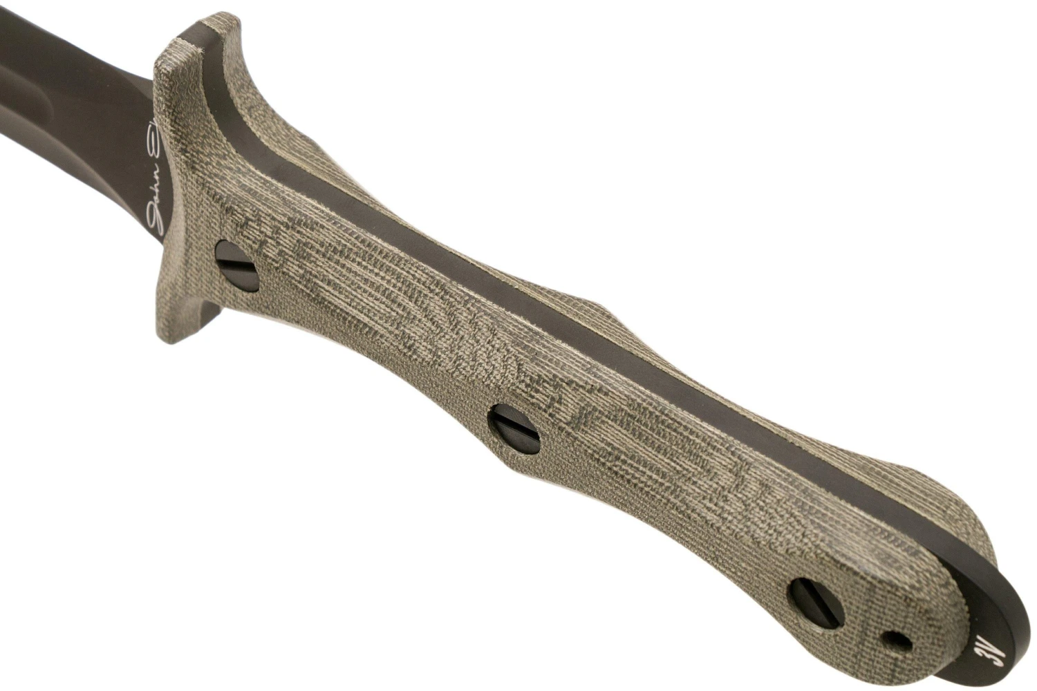 Rick Hinderer EK Dagger 3V DLC, OD Green Micarta Commando Poignard 6 Rick Hinderer EK Dagger 3V DLC, OD Green Micarta Commando Poignard - Image 4