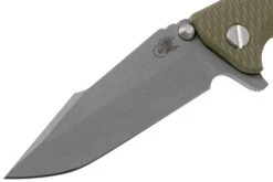 Rick Hinderer Eklipse 3.5" Harpoon Spanto 20CV Battle Bronze OD Green Couteau De Poche -Couteaux Soldes HRK EK35 HS BR OD 03 rick hinderer knives