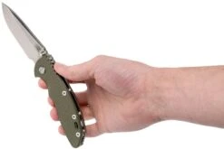 Rick Hinderer XM18 3,5” Non-Flipper Spearpoint, OD Green G10, 20CV, Couteau De Poche -Couteaux Soldes HRK XM18 35 SPSW OD 08 rick hinderer knives