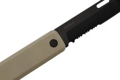 The James Brand The Ellis Slim, Coyote Tan G10, Black, Serrated, KKN125195-01, Couteau De Poche -Couteaux Soldes JAKKN125195 01 05 jamesbrand