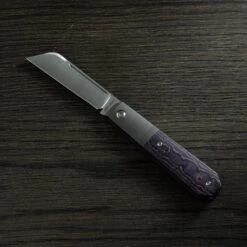 Jack Wolf Midnight Jack, Fat Carbon Purple Haze MIDNI-01-FCP Couteaux De Poche Slipjoint