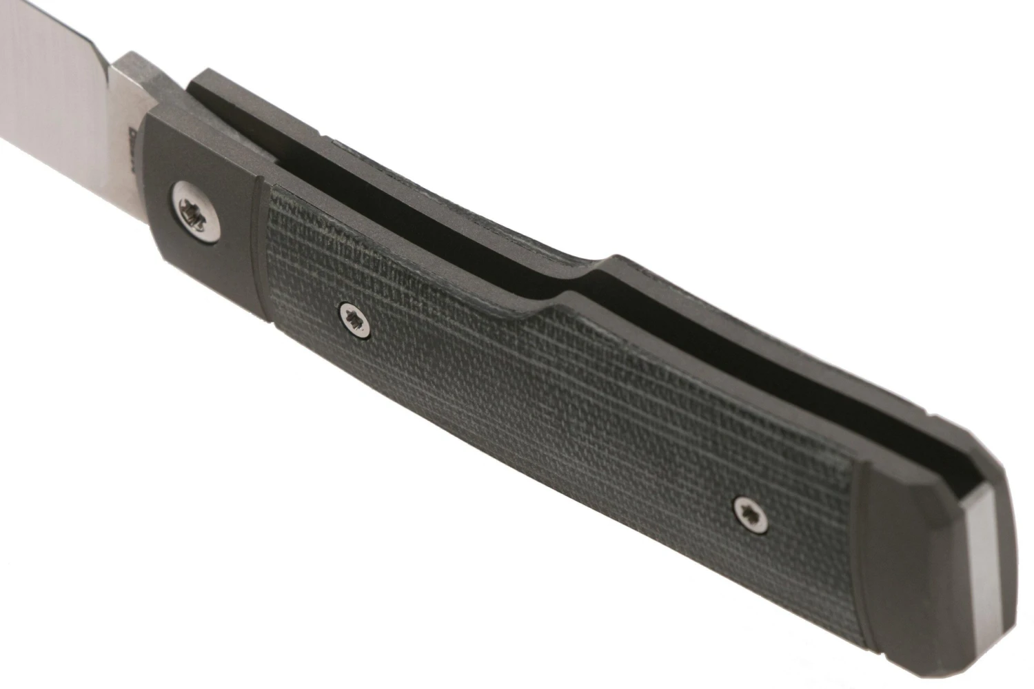 Jack Wolf Sharpshooter Jack, Black Canvas Micarta SHSH-MBK Couteau De Poche Slipjoint 6 Jack Wolf Sharpshooter Jack, Black Canvas Micarta SHSH-MBK Couteau De Poche Slipjoint - Image 4