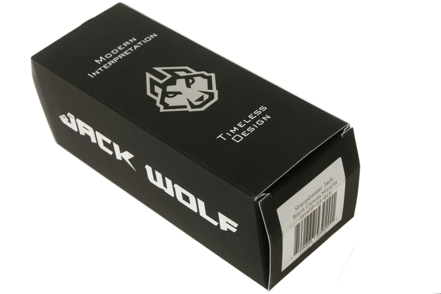 Jack Wolf Sharpshooter Jack, Black Canvas Micarta SHSH-MBK Couteau De Poche Slipjoint 11 Jack Wolf Sharpshooter Jack, Black Canvas Micarta SHSH-MBK Couteau De Poche Slipjoint - Image 9