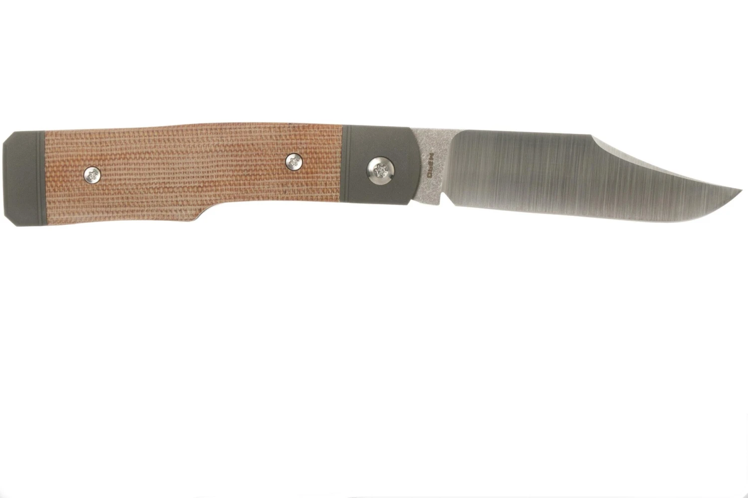 Jack Wolf Sharpshooter Jack, Natural Canvas Micarta SHSH-MNA Couteau De Poche Slipjoint 4 Jack Wolf Sharpshooter Jack, Natural Canvas Micarta SHSH-MNA Couteau De Poche Slipjoint - Image 2