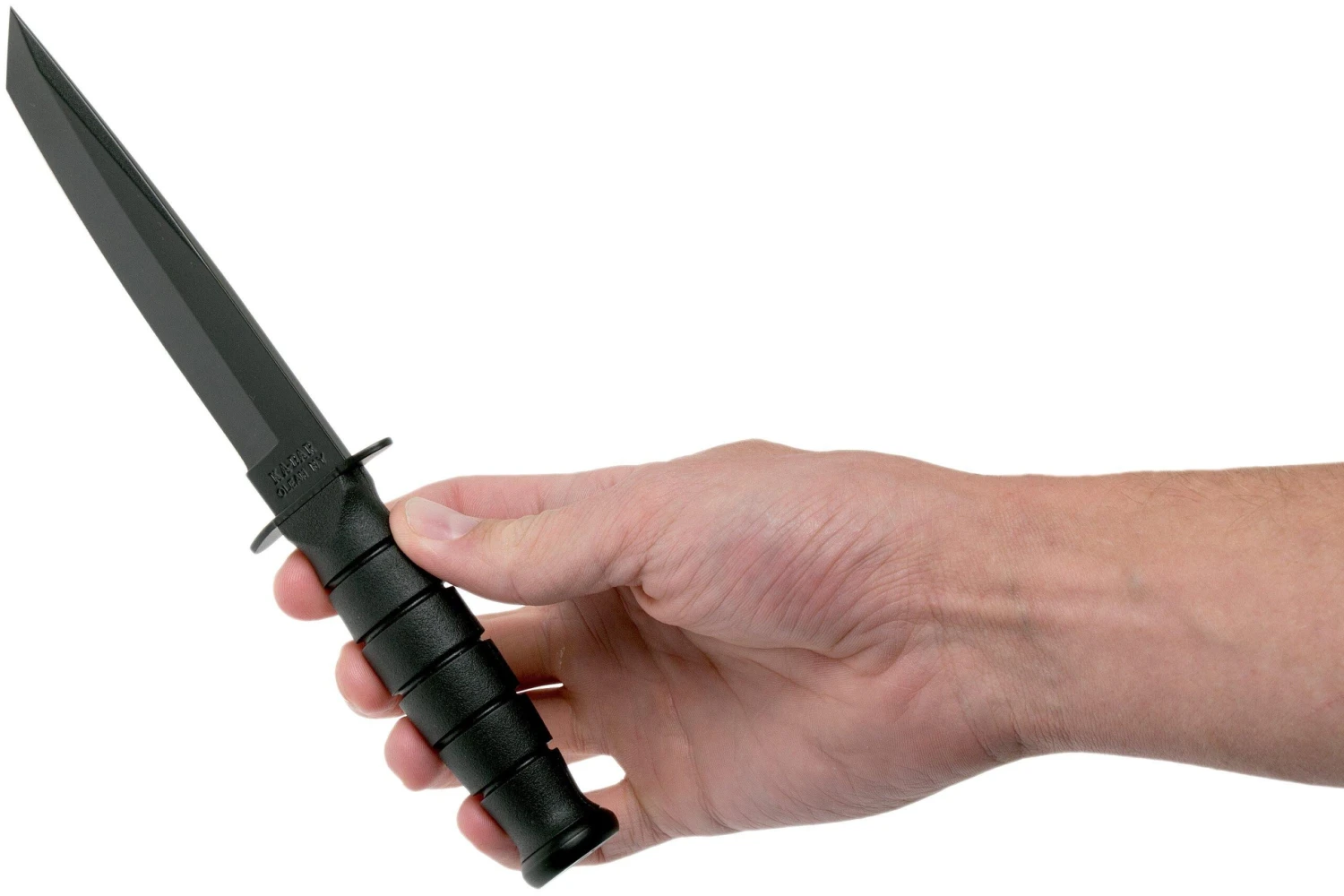 KA-BAR Short Tanto 1254, Couteau à Lame Fixe, étui En Cuir 8 KA-BAR Short Tanto 1254, Couteau à Lame Fixe, étui En Cuir - Image 6