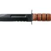KA-BAR USMC 5018 Partiellement Dentelé, Cuir, étui En Plastique -Couteaux Soldes KA5018 01 ka bar