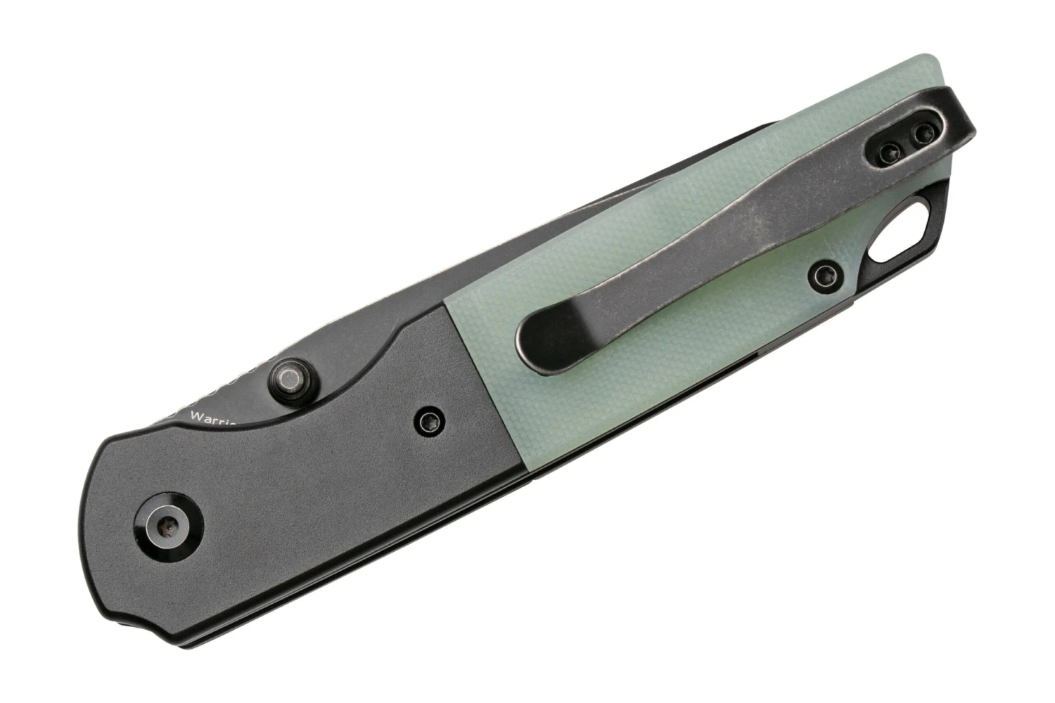 Kansept Warrior T1005T4 Black Tanto, Jade G10, Couteau De Poche, Kim Ning Design 6 Kansept Warrior T1005T4 Black Tanto, Jade G10, Couteau De Poche, Kim Ning Design - Image 4