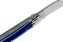 Forge De Laguiole 1211INTCBLEB 11cm, Micarta Bleu, Couteau Laguiole -Couteaux Soldes LA1211INTCBLEB 06 forge de laguiole