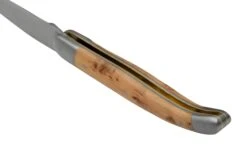 Forge De Laguiole Boraldes Edition 1212EINGE Mitres Satinées, Bois De Genévrier, Couteau De Poche -Couteaux Soldes LA1212EINGE BOR 04 forgedelaguiole