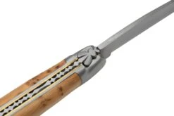 Forge De Laguiole Boraldes Edition 1212EINGE Mitres Satinées, Bois De Genévrier, Couteau De Poche -Couteaux Soldes LA1212EINGE BOR 05 forgedelaguiole