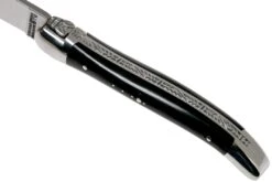 Forge De Laguiole 129INTCNOIBRI 9cm, Micarta Noir, Couteau Laguiole -Couteaux Soldes LA129INTCNOIBRI 07 forge de laguiole