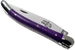 Forge De Laguiole 129INTCVIOBRI 9cm, Micarta Violette, Couteau Laguiole -Couteaux Soldes LA129INTCVIOBRI 04 forge de laguiole