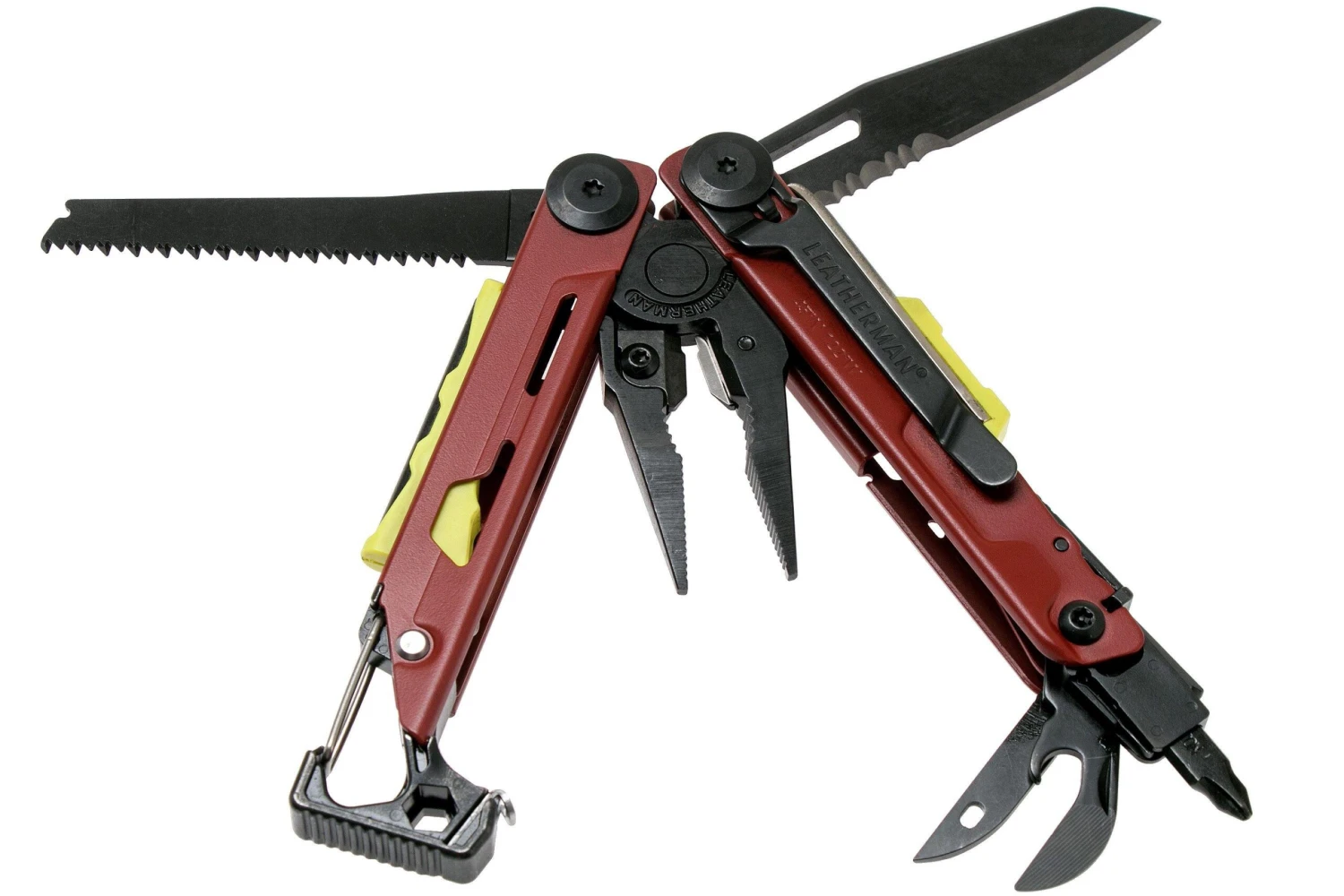 Leatherman Signal Crimson Red Pince Multifonction De Survie 2745, étui Nylon 5 Leatherman Signal Crimson Red Pince Multifonction De Survie 2745, étui Nylon - Image 3
