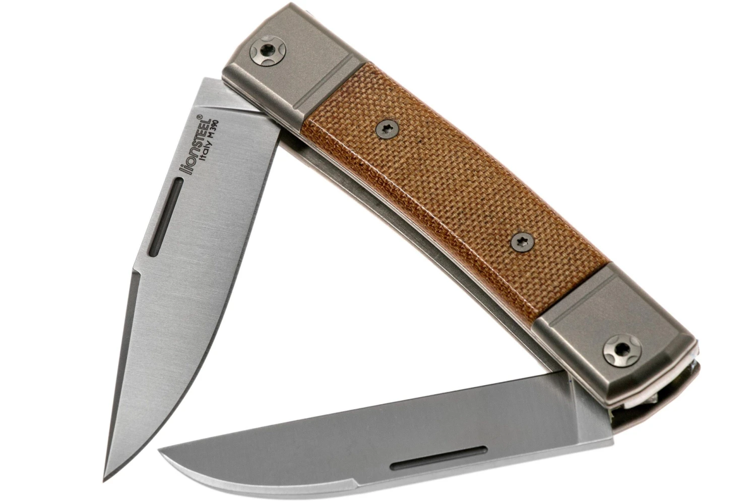 LionSteel BestMan BM13 CVN Natural Canvas Micarta Couteau De Poche Slipjoint 3 LionSteel BestMan BM13 CVN Natural Canvas Micarta Couteau De Poche Slipjoint