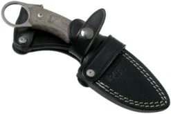 LionSteel H2 Drop Point CVG Green Canvas Micarta Couteau Fixe, Tommaso Rumici Design -Couteaux Soldes LI H2 CVG 06 lionsteel