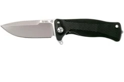 LionSteel SR11 Aluminum Black, Satin Blade, SR11 A BS Couteau De Poche