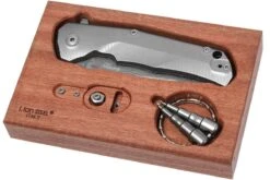 LionSteel TRE DT GY Titanium, Thor Damast -Couteaux Soldes LI TRE DT GY 09 lionsteel li tre dt gy 09