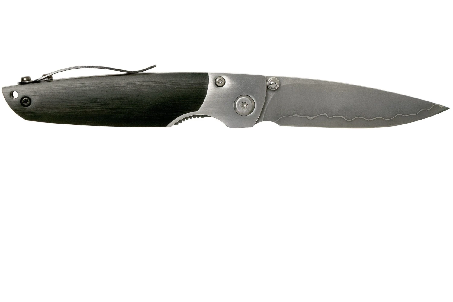 Mcusta MC-144G Shinra Mixture Teana, Black Pakkawood, Couteau De Gentleman 4 Mcusta MC-144G Shinra Mixture Teana, Black Pakkawood, Couteau De Gentleman - Image 2