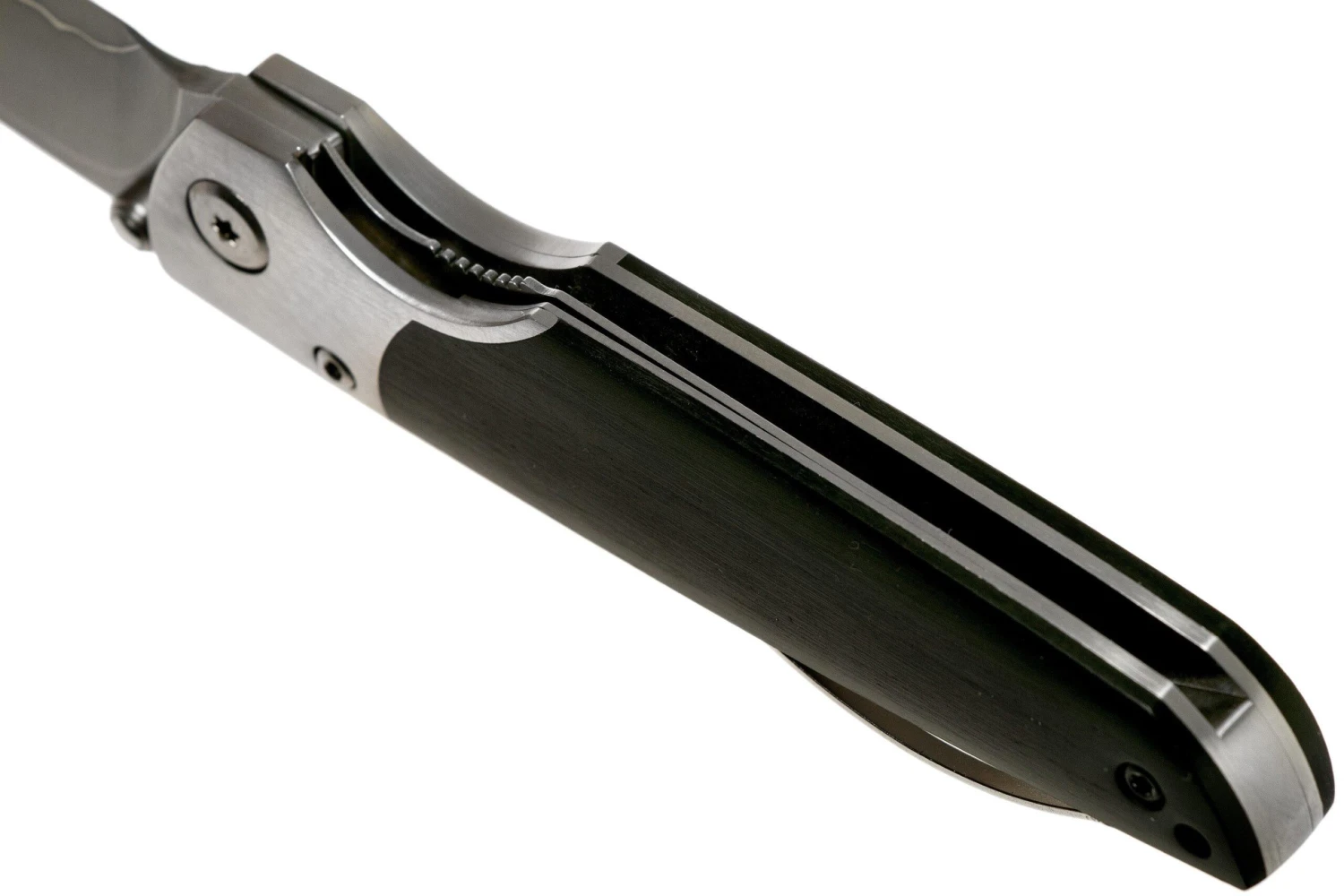 Mcusta MC-144G Shinra Mixture Teana, Black Pakkawood, Couteau De Gentleman 7 Mcusta MC-144G Shinra Mixture Teana, Black Pakkawood, Couteau De Gentleman - Image 5