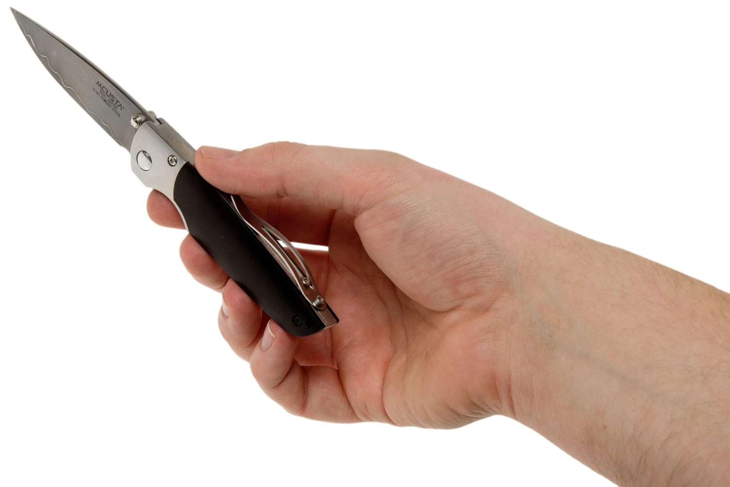 Mcusta MC-144G Shinra Mixture Teana, Black Pakkawood, Couteau De Gentleman 10 Mcusta MC-144G Shinra Mixture Teana, Black Pakkawood, Couteau De Gentleman - Image 8