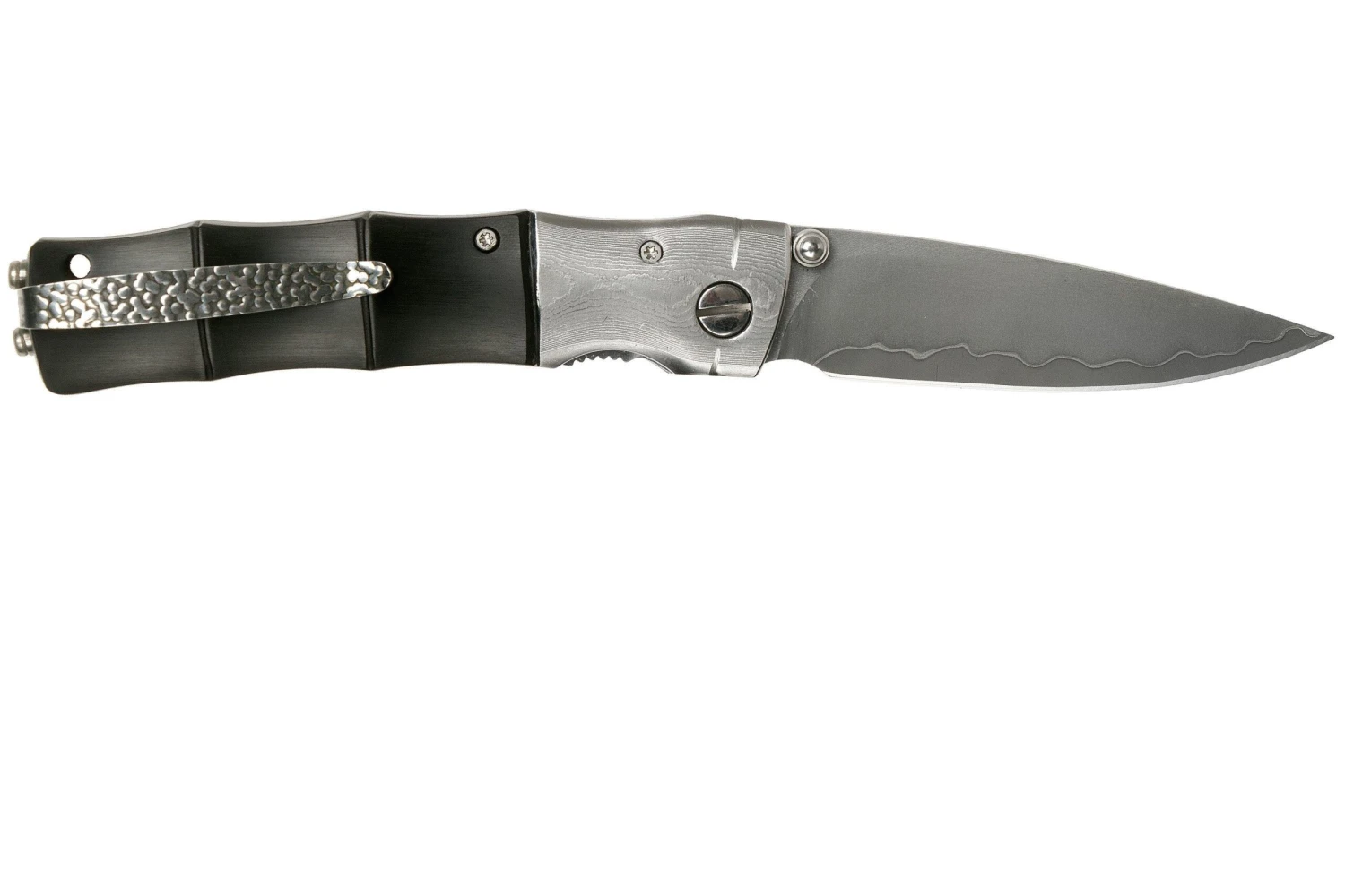 Mcusta MC-146G Shinra Mixture Bamboo, Black Pakkawood, Couteau De Gentleman 4 Mcusta MC-146G Shinra Mixture Bamboo, Black Pakkawood, Couteau De Gentleman - Image 2