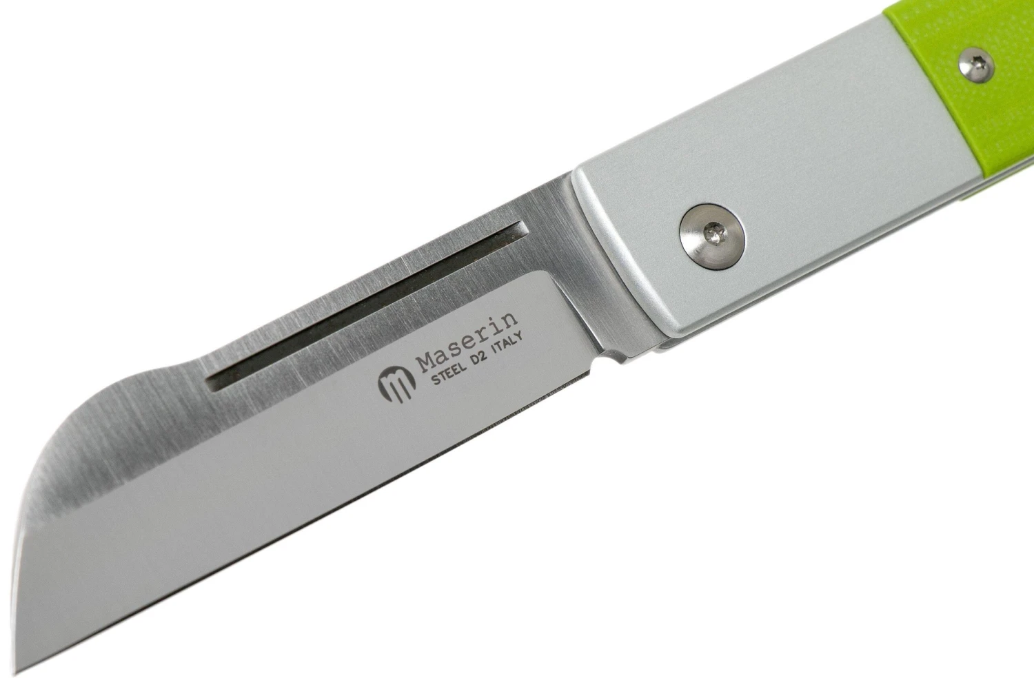 Maserin In-Estro Green Micarta 165/MCV Couteau De Poche Slipjoint 5 Maserin In-Estro Green Micarta 165/MCV Couteau De Poche Slipjoint - Image 3