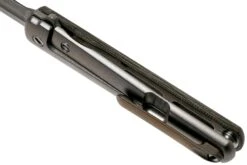 MKM Flame Dagger FL02-GCT Green Canvas Micarta Couteau De Poche, Michael Zieba Design -Couteaux Soldes MMK FL02 GCT 05 mkm knives