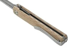 MKM Flame Light FL02L-NC Dagger, Natural Micarta, Couteau De Poche 11 MKM Flame Light FL02L-NC Dagger, Natural Micarta, Couteau De Poche -Couteaux Soldes MMK FL02L NC 04 mkm