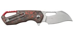 MKM Isonzo FX03-1CL Hawkbill Stonewashed, Lava Flow Carbon Fiber, Couteau De Poche, Jesper Voxnaes Design -Couteaux Soldes MMK FX03 1CL 02 mkm