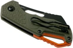 MKM Isonzo FX03-2PGO Cleaver OD Green FRN, Black Blade Couteau De Poche, Jesper Voxnaes Design -Couteaux Soldes MMK FX03 2PGO 04 mkm knives