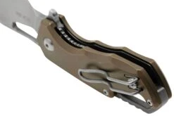 MKM Isonzo FX03M-1TBR, Hawkbill Stonewashed Böhler M390 Bronze Titanium, Couteau De Poche 11 MKM Isonzo FX03M-1TBR, Hawkbill Stonewashed Böhler M390 Bronze Titanium, Couteau De Poche -Couteaux Soldes MMK FX03M 1TBR 04 mkm