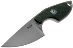 MKM Mikro 1 Drop, Stonewashed Carbon Fiber Couteau De Cou, Jesper Voxnaes Design -Couteaux Soldes MMK MR01 CF 03 mkm knives