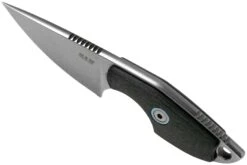 MKM Mikro 1 Drop, Stonewashed Carbon Fiber Couteau De Cou, Jesper Voxnaes Design -Couteaux Soldes MMK MR01 CF 04 mkm knives