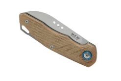 MKM Root RT-NC Satin Natural Canvas Micarta, Couteau De Poche, Jens Anso Design -Couteaux Soldes MMK RT NC 06 mkm