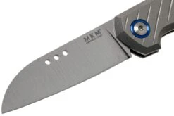 MKM Root RT-T Titanium Grey Couteau De Poche, Jens Anso Design -Couteaux Soldes MMK RT T 03 mkm knives