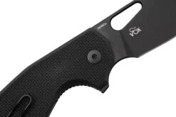 MKM Vincent VCN-GBB Black PVD N690CO, Black G10, Red Aluminum, Couteau De Poche, Jesper Voxnaes Design -Couteaux Soldes MMK VCV GBB 05 mkm