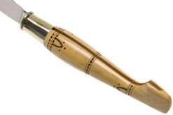 Nontron No. 25 Turning Ferrule, Boxwood, Clog Shape NN25 Couteau De Poche -Couteaux Soldes NN25 05 nontron