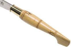 Nontron No. 25 Turning Ferrule, Boxwood, Clog Shape NN25 Couteau De Poche -Couteaux Soldes NN25 06 nontron