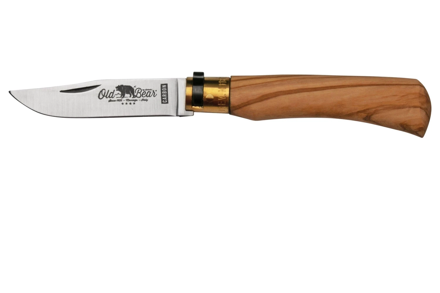 Old Bear Classical Olive Carbon M, 9306-19-LU Couteau De Poche 3 Old Bear Classical Olive Carbon M, 9306-19-LU Couteau De Poche