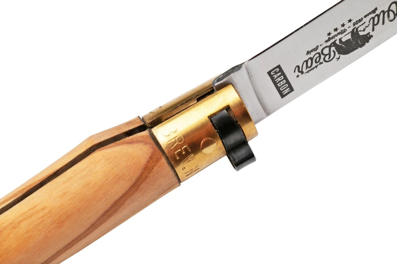 Old Bear Classical Olive Carbon M, 9306-19-LU Couteau De Poche 8 Old Bear Classical Olive Carbon M, 9306-19-LU Couteau De Poche - Image 6