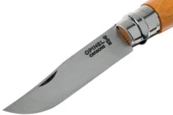 Opinel Couteau De Poche No.8 Gamme De Luxe Avec étui En Cuir, Acier Carbone -Couteaux Soldes OP000815 03 opinel v202004