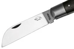 Otter Anchor Knife 172 LB Large Carbon, Smoked Oak, Stainless Anchor, Leather Strap, Couteau De Poche -Couteaux Soldes OR172LB 03 otter