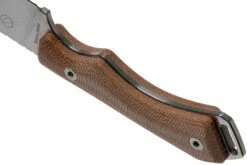 QSP Knife Workaholic QS124-A SK03 Brown Micarta Couteau Fixe -Couteaux Soldes QS124 A 04 qsp